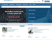 Tablet Screenshot of nanoandmore.com